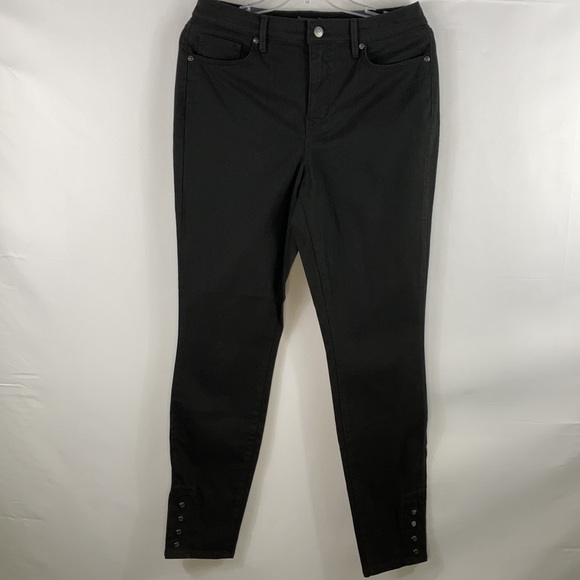 *NWOT Martha Stewart | Black Denim Ankle Jeans - Picture 2 of 9